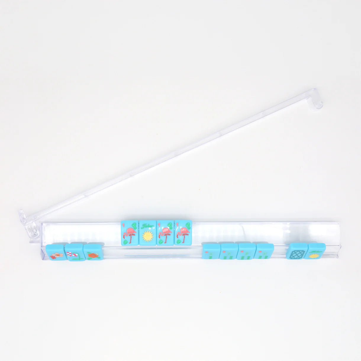 Clear Acrylic Mahjong Racks (Set Of 4)