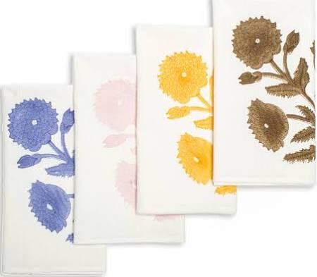 Chefanie Mixed Poppy Dinner Napkins