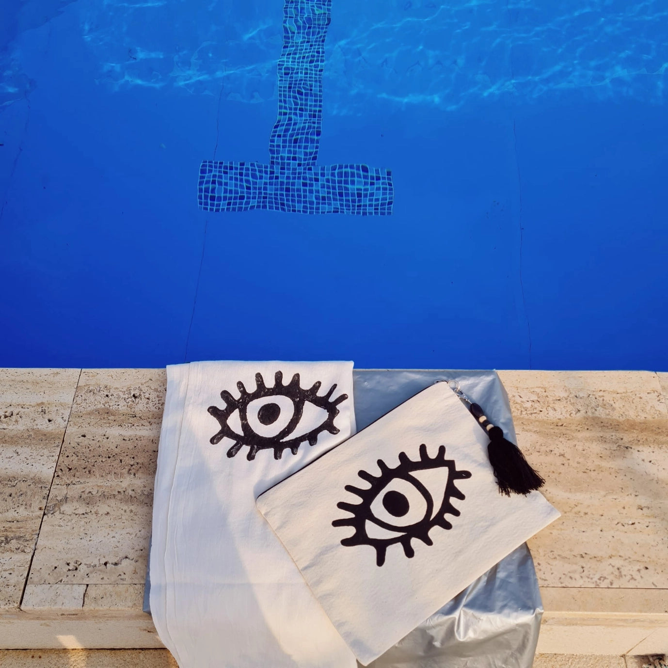 Evil Eye Beach Towel
