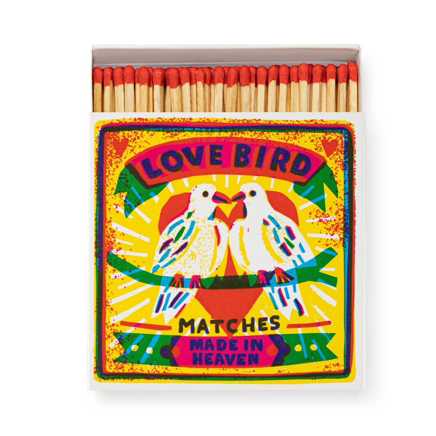 Love Birds Square Matches