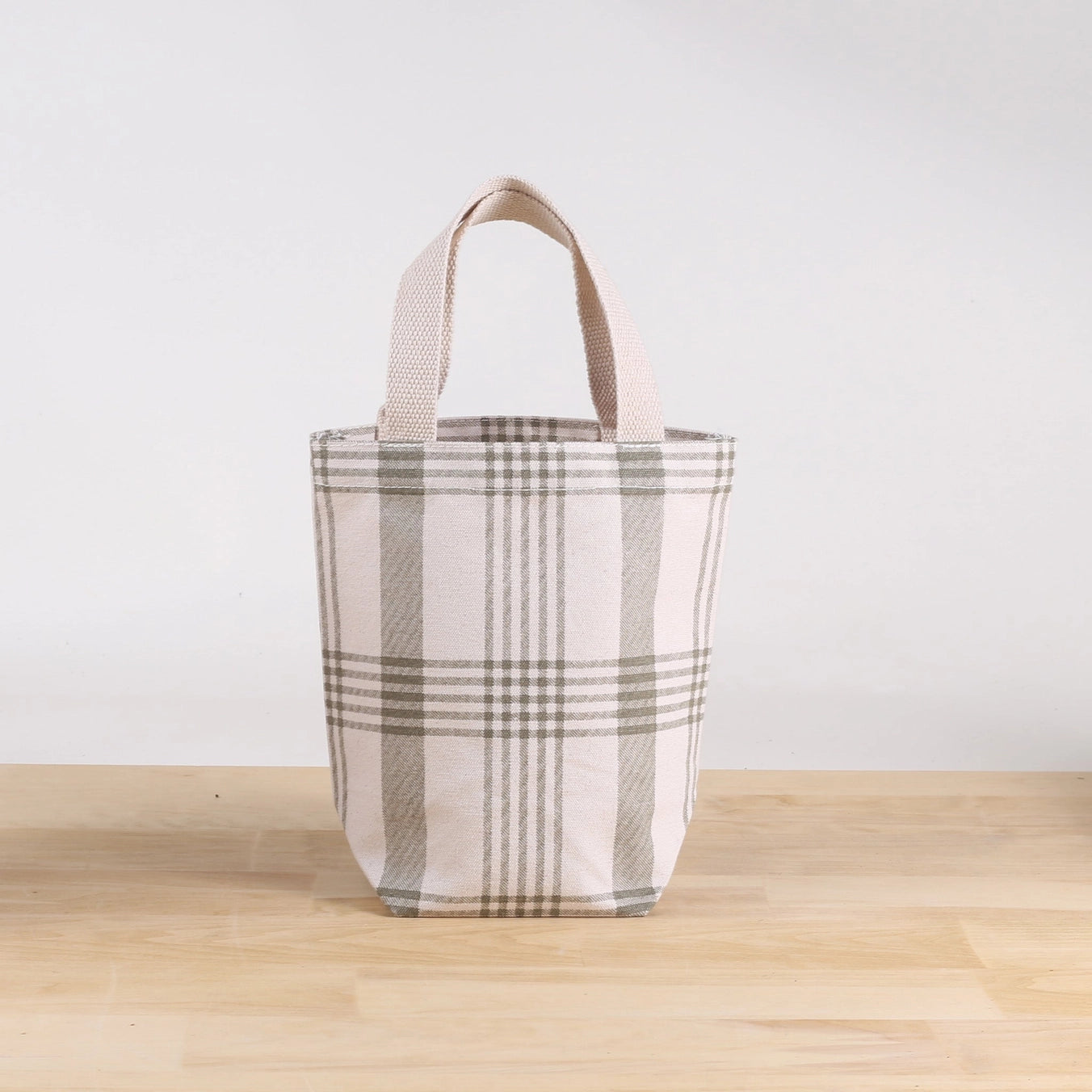 Small Plaid Tote