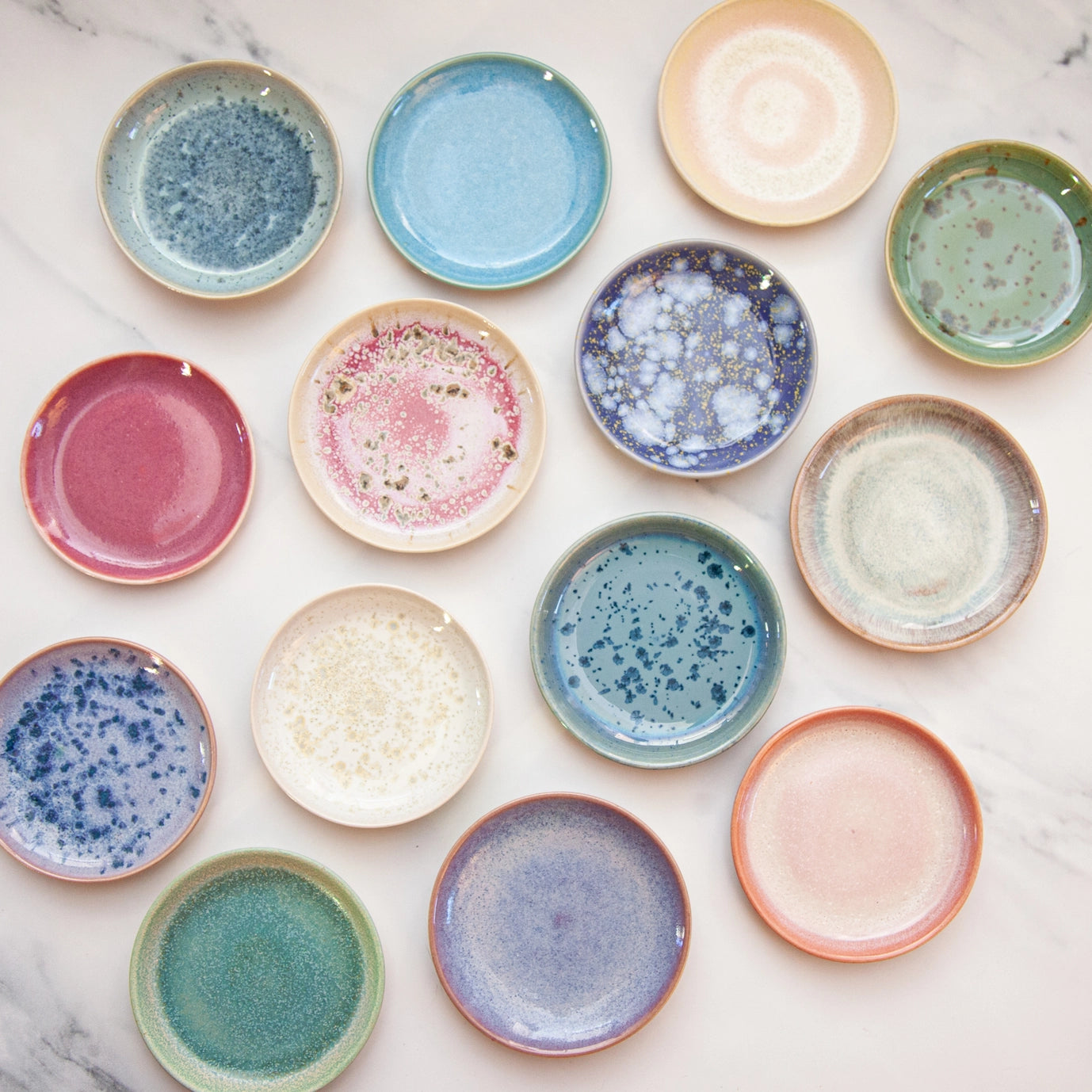 Ceramic Glazed Ring Dishes